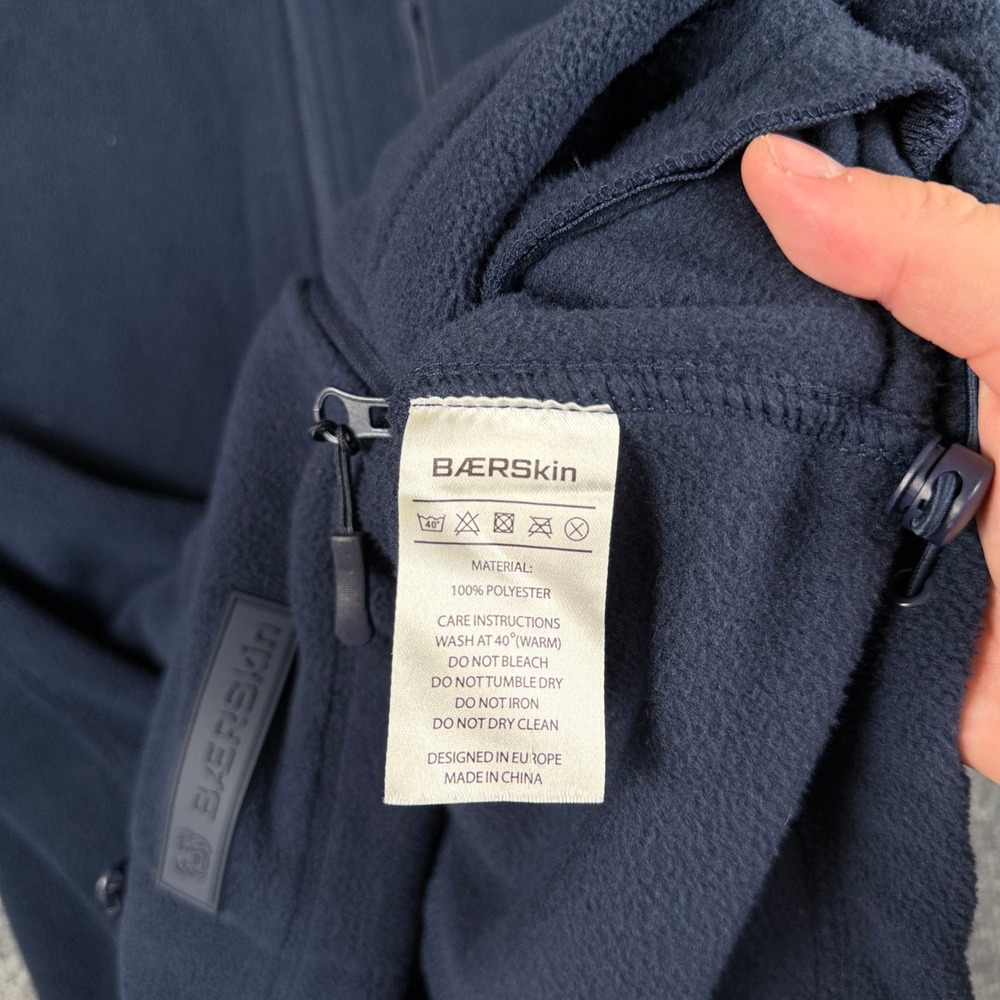Baerskin Tactical Hoodie Womens M Blue Fleece Full Zip V3 Hunting Outdoor - Picture 4 of 11
